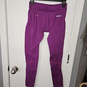 Under Armour Womens Purple Base 2.0 Leggings